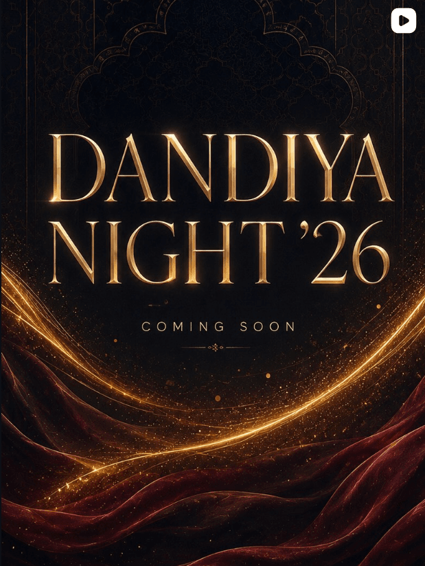When the lights go down… the dandiya comes alive.
The countdown begins.
Get ready to lose yourself in the rhythm